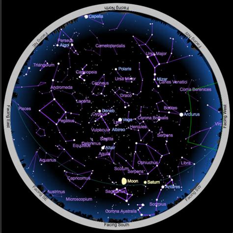 sky map tonight by zip.